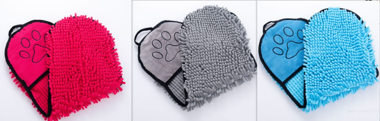 Super absorbent microfiber pet bath towel for dogs and cats – PetAura