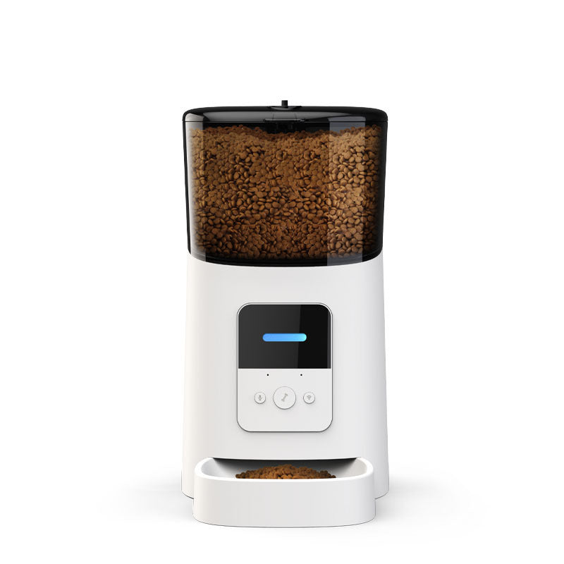 Smart Automatic Pet Feeder with WiFi App Control | Timed Food Dispenser for Cats & Dogs