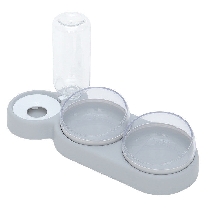Automatic Pet Feeder & Water Bowl – Raised Double Bowl for Cats & Dogs