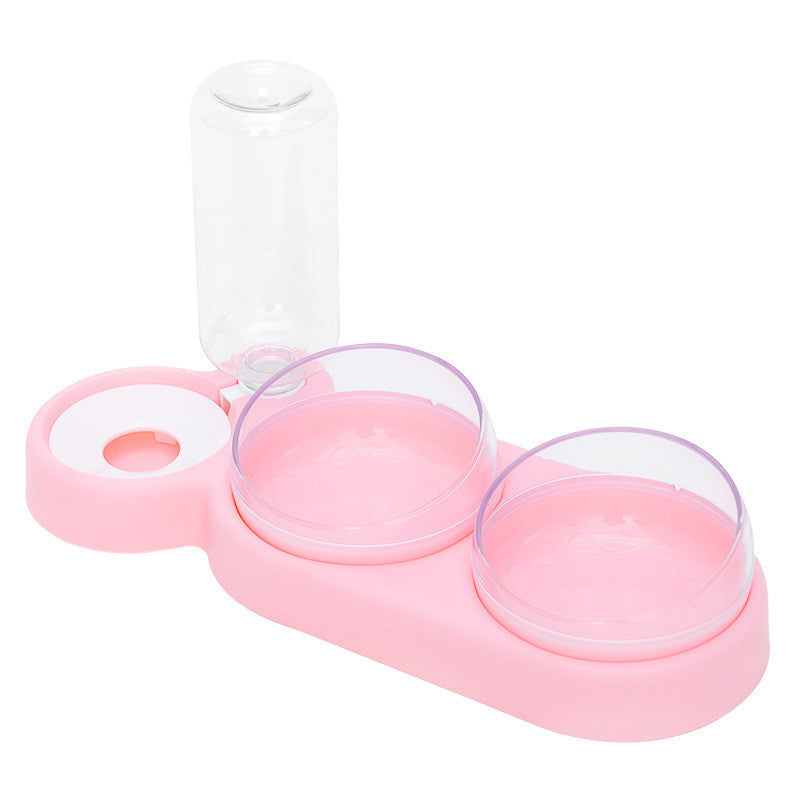 Automatic Pet Feeder & Water Bowl – Raised Double Bowl for Cats & Dogs