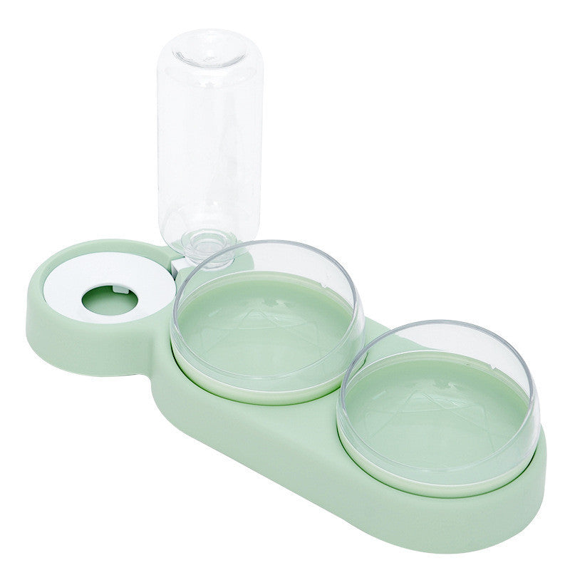 Automatic Pet Feeder & Water Bowl – Raised Double Bowl for Cats & Dogs