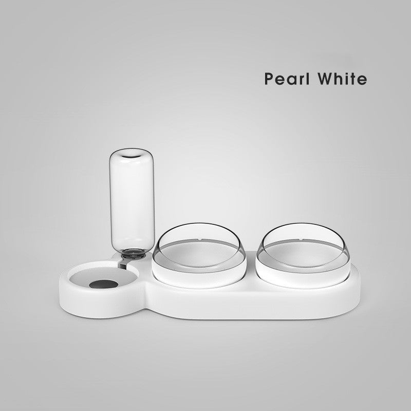Automatic Pet Feeder & Water Bowl – Raised Double Bowl for Cats & Dogs