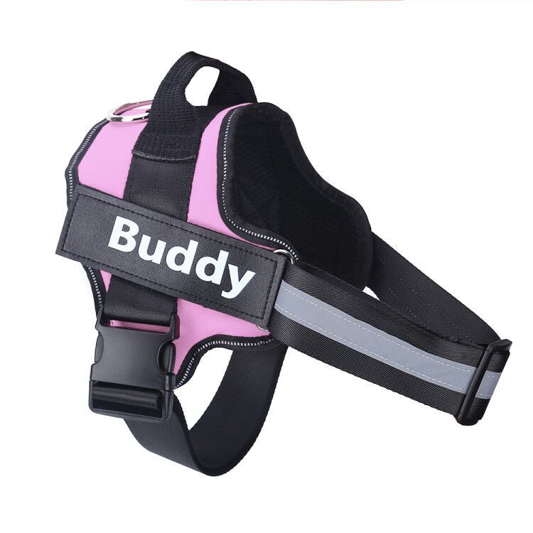 Personalized No-Pull Dog Harness – Reflective, Breathable & Adjustable Vest with Custom Name Patch