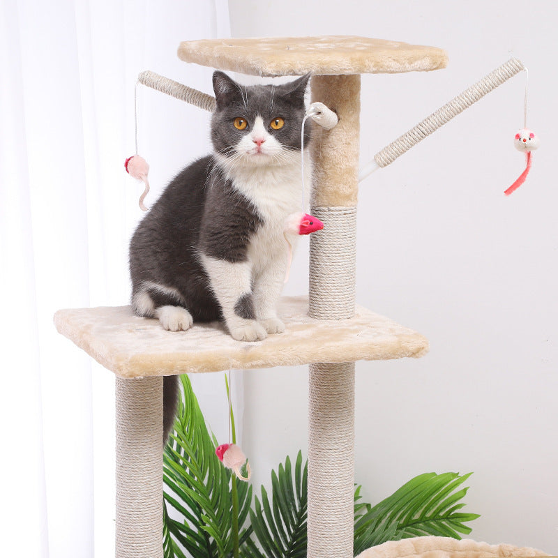 Cat Climber & Cat House – Multi-Level Indoor Playground for Cats