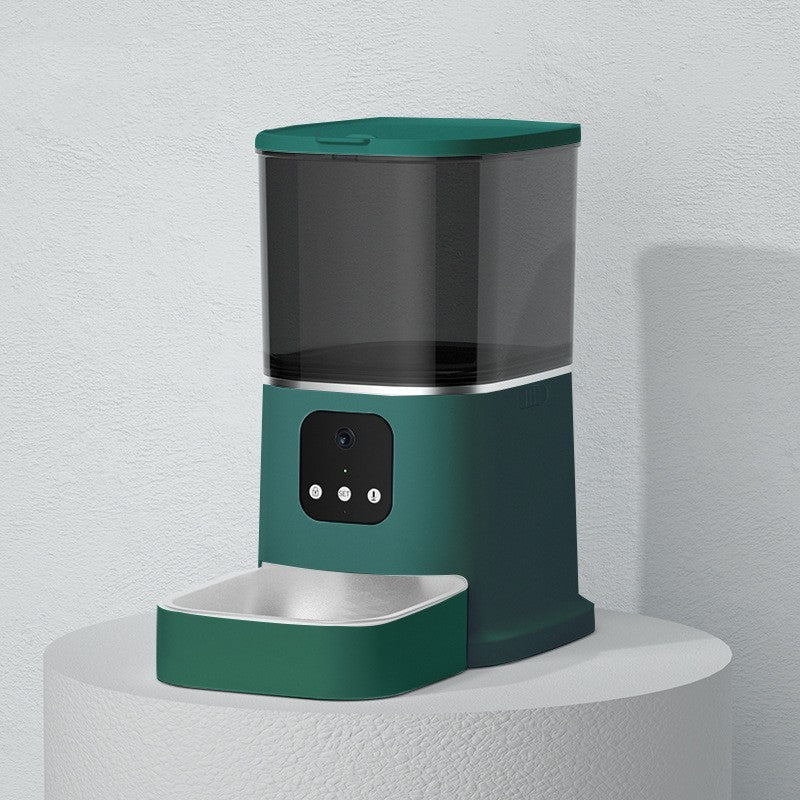 Smart automatic pet feeder with WiFi app control