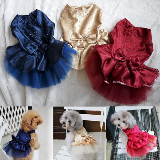 Dog Wedding Dress – Elegant Pet Dress for Small Dogs