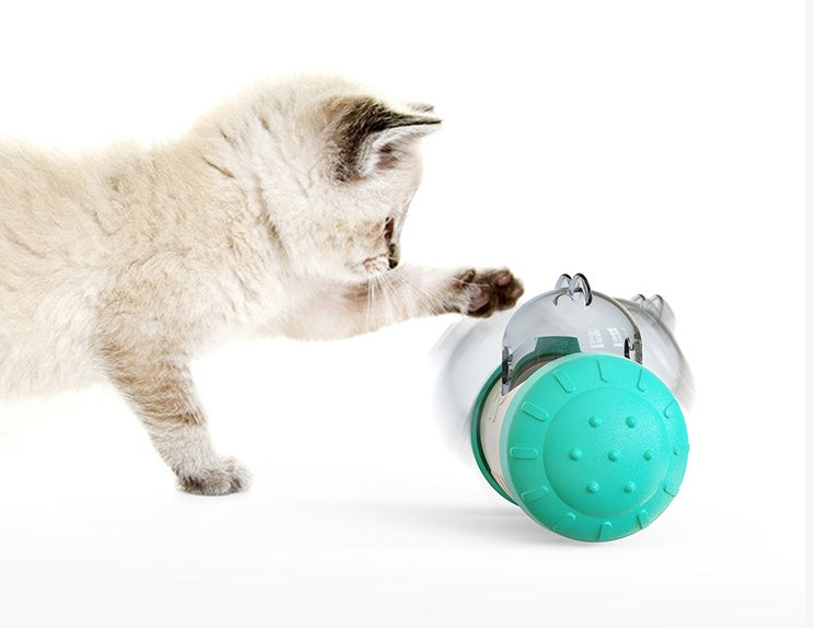 Durable pet toy that releases treats during play