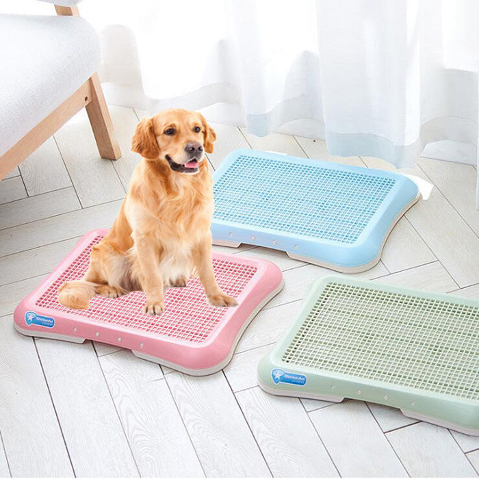 Indoor dog toilet tray puppy potty training litter box for home use small dogs