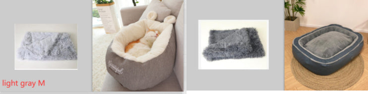 Soft Warming Dog Bed – Cozy Sleeping Bag Cushion for Puppies & Small Pets