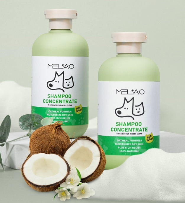 Pet shampoo for sensitive skin and grooming