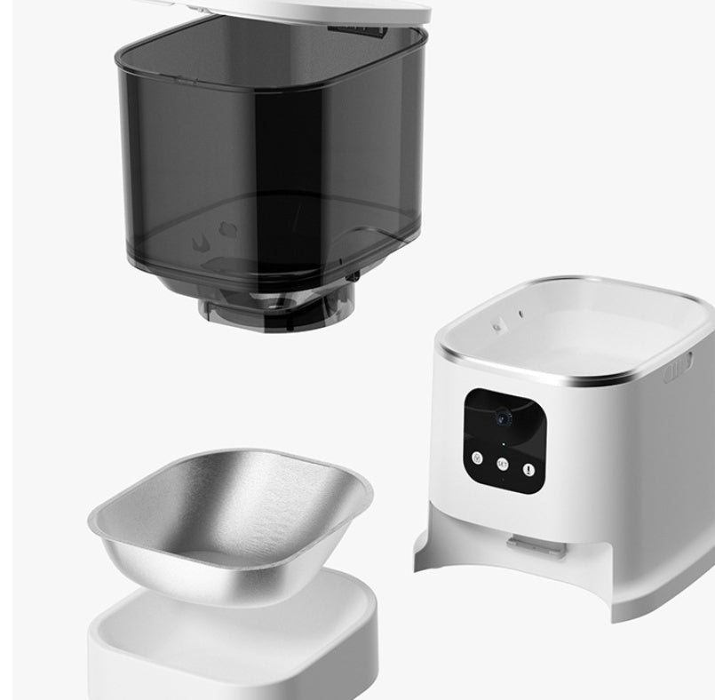 Smart automatic pet feeder with WiFi app control