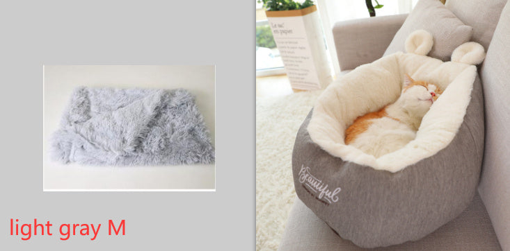 Soft Warming Dog Bed – Cozy Sleeping Bag Cushion for Puppies & Small Pets