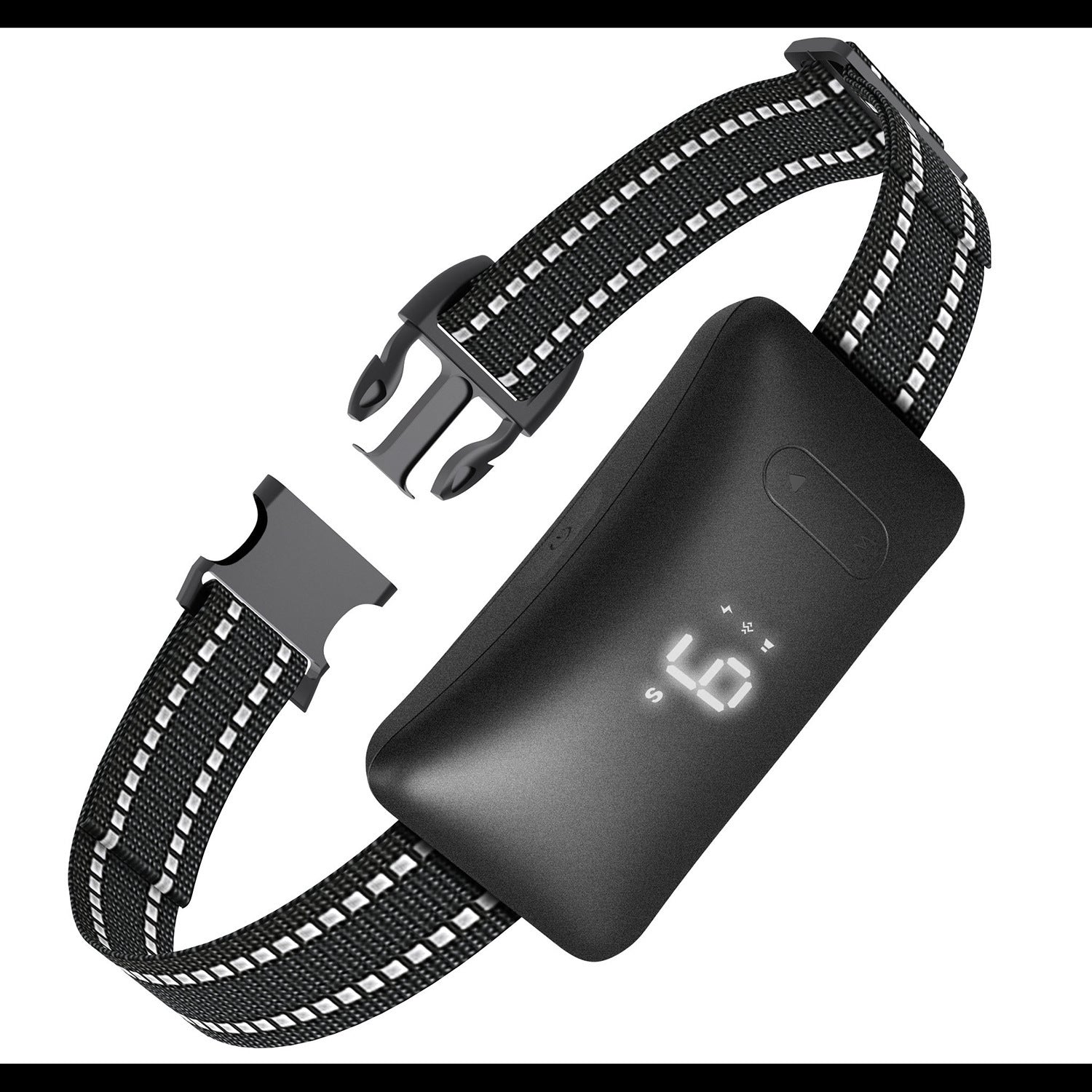 Smart bark control training collar for dogs – adjustable, rechargeable, and weatherproof by PetAura.