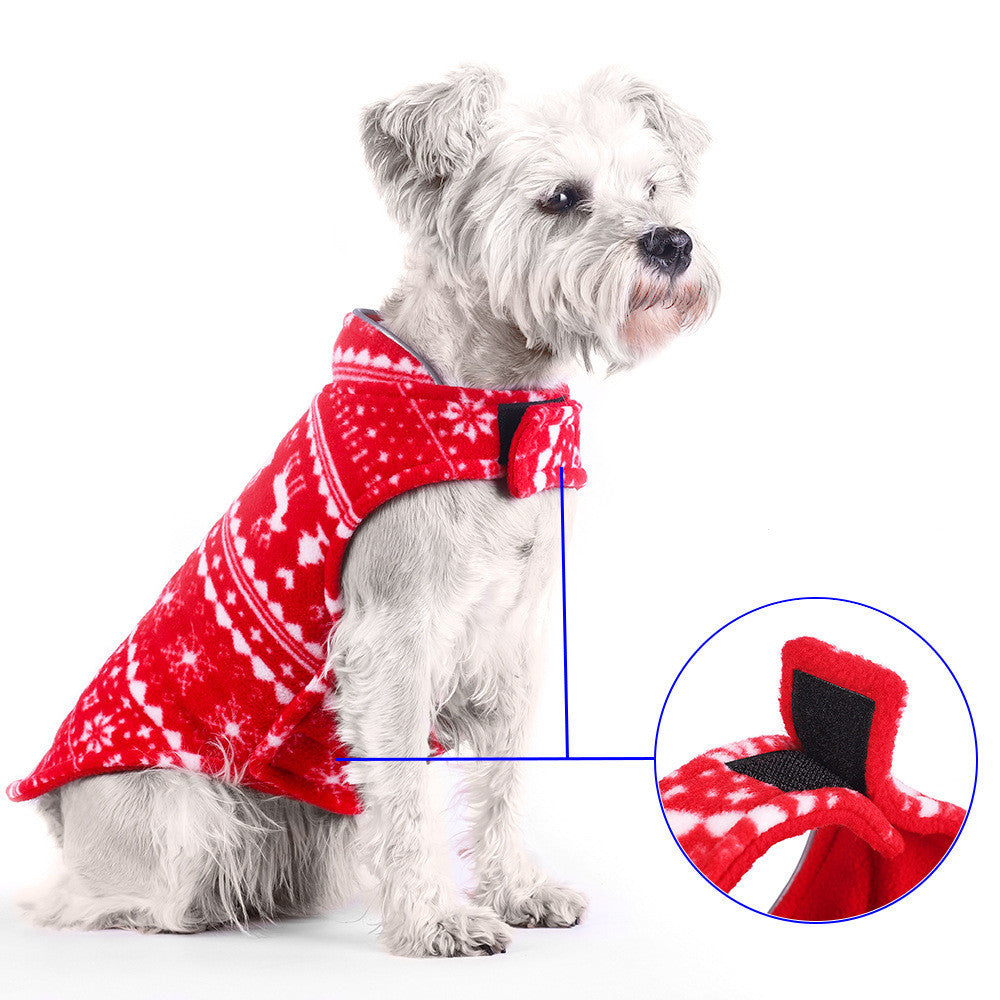 Christmas Pet Sweater Pullover – Warm Winter Jacket for Small Dogs & Cats | PetAura
