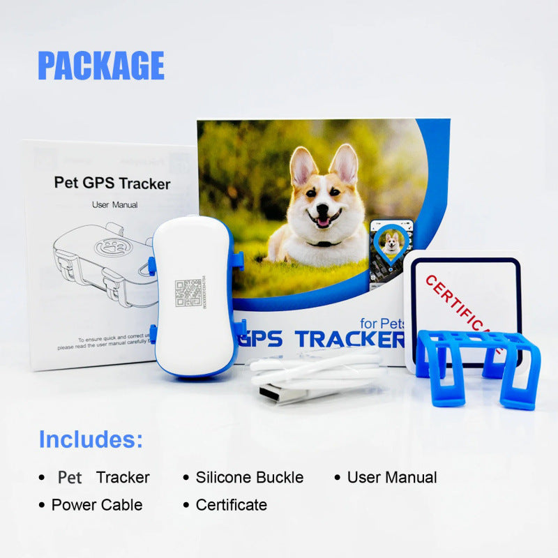 Smart waterproof GPS tracker for dogs and cats