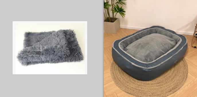 Soft Warming Dog Bed – Cozy Sleeping Bag Cushion for Puppies & Small Pets
