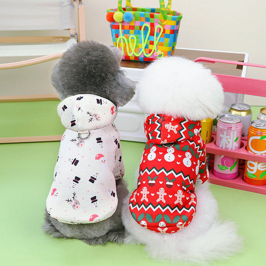 Dog Christmas Sweatshirt – Cozy Holiday Pet Clothes for Small & Large Dogs