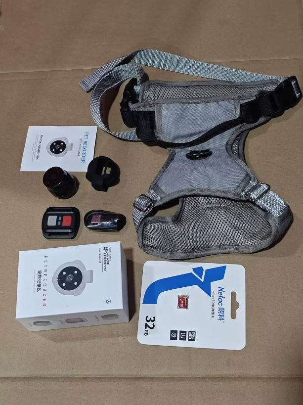 Pet Tracker & Camera Collar – Motion Recording Action Camera for Dogs & Cats
