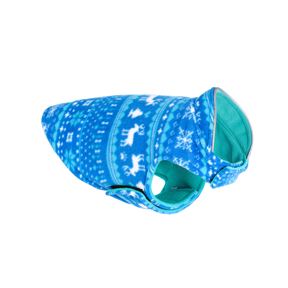 Christmas Pet Sweater Pullover – Warm Winter Jacket for Small Dogs & Cats | PetAura