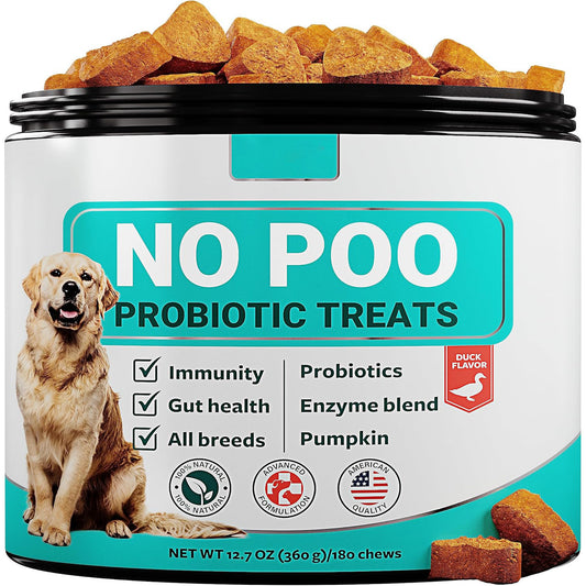 Chewable probiotic tablets for dog and cat digestive health