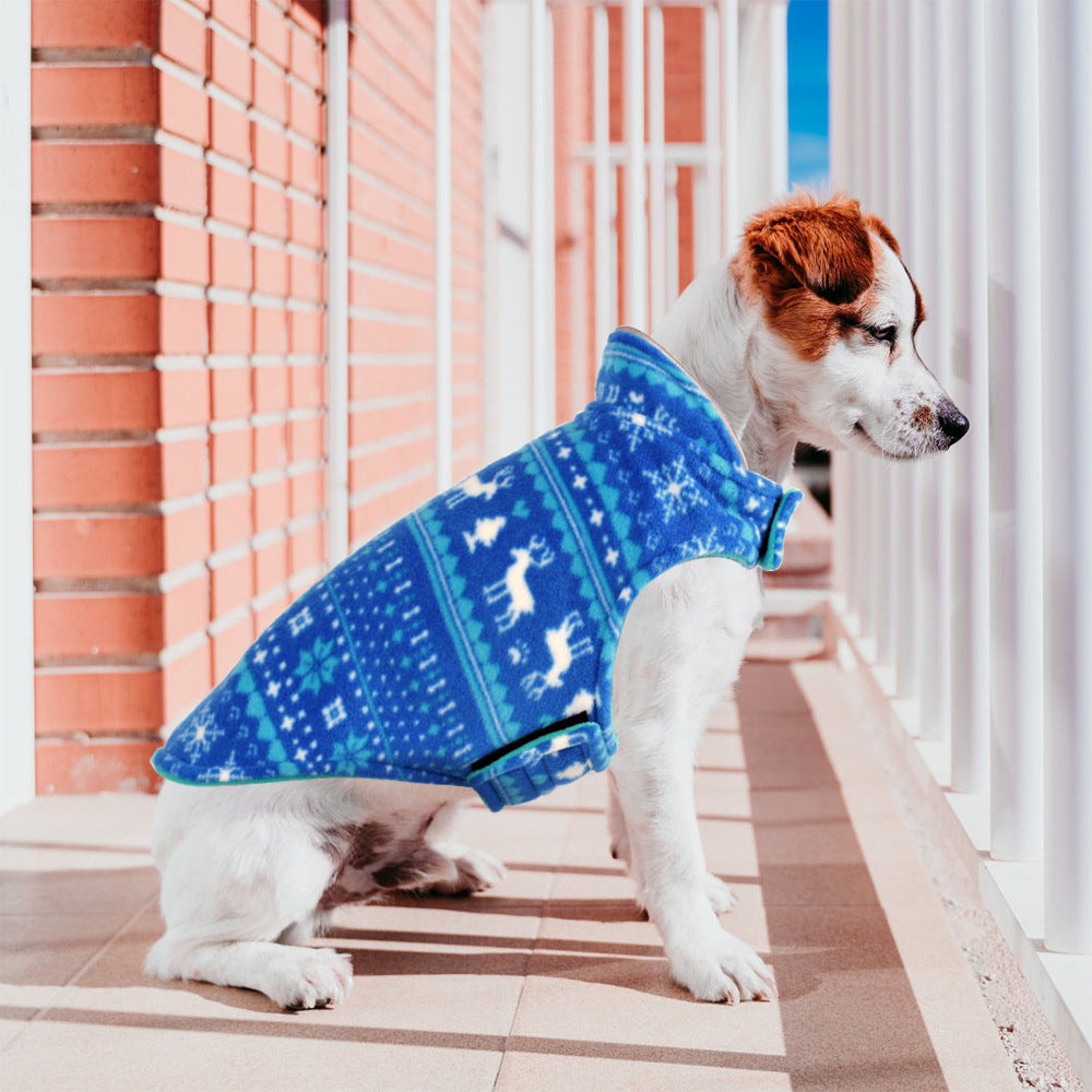 Christmas Pet Sweater Pullover – Warm Winter Jacket for Small Dogs & Cats | PetAura