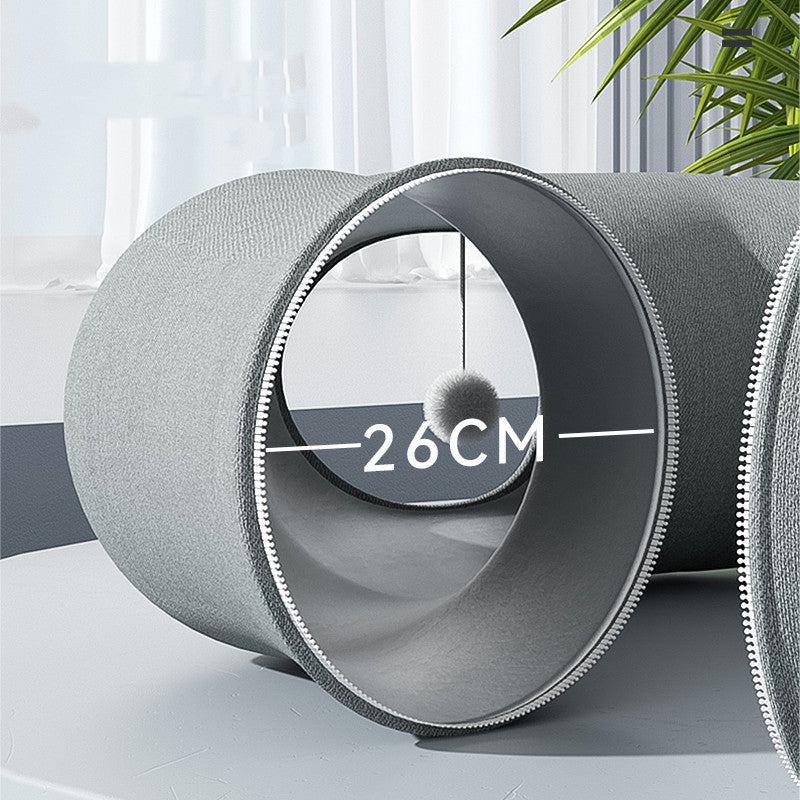 Foldable Cat Tunnel Donut – Fun Crawl Shelter & Play Tube for Cats